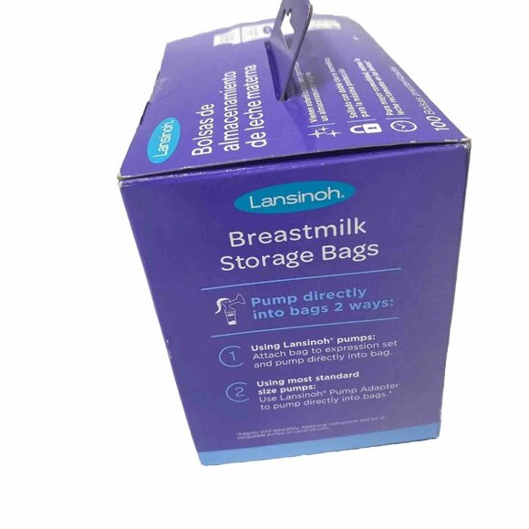 Breast Milk Storage Bags Pre Sterilized ,Pump Directly Into Bags Double Zipper - Picture 6 of 7